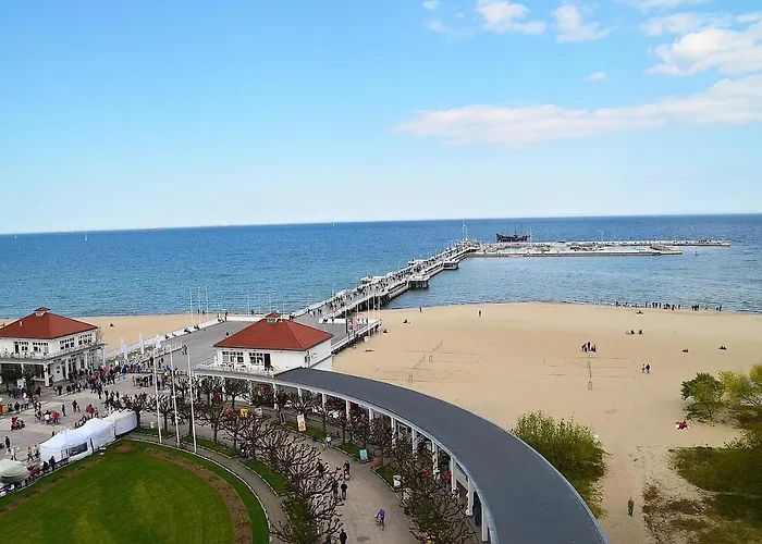 Four - Prywatne Wejscie I Taras W Centrum Sopotu Appartement